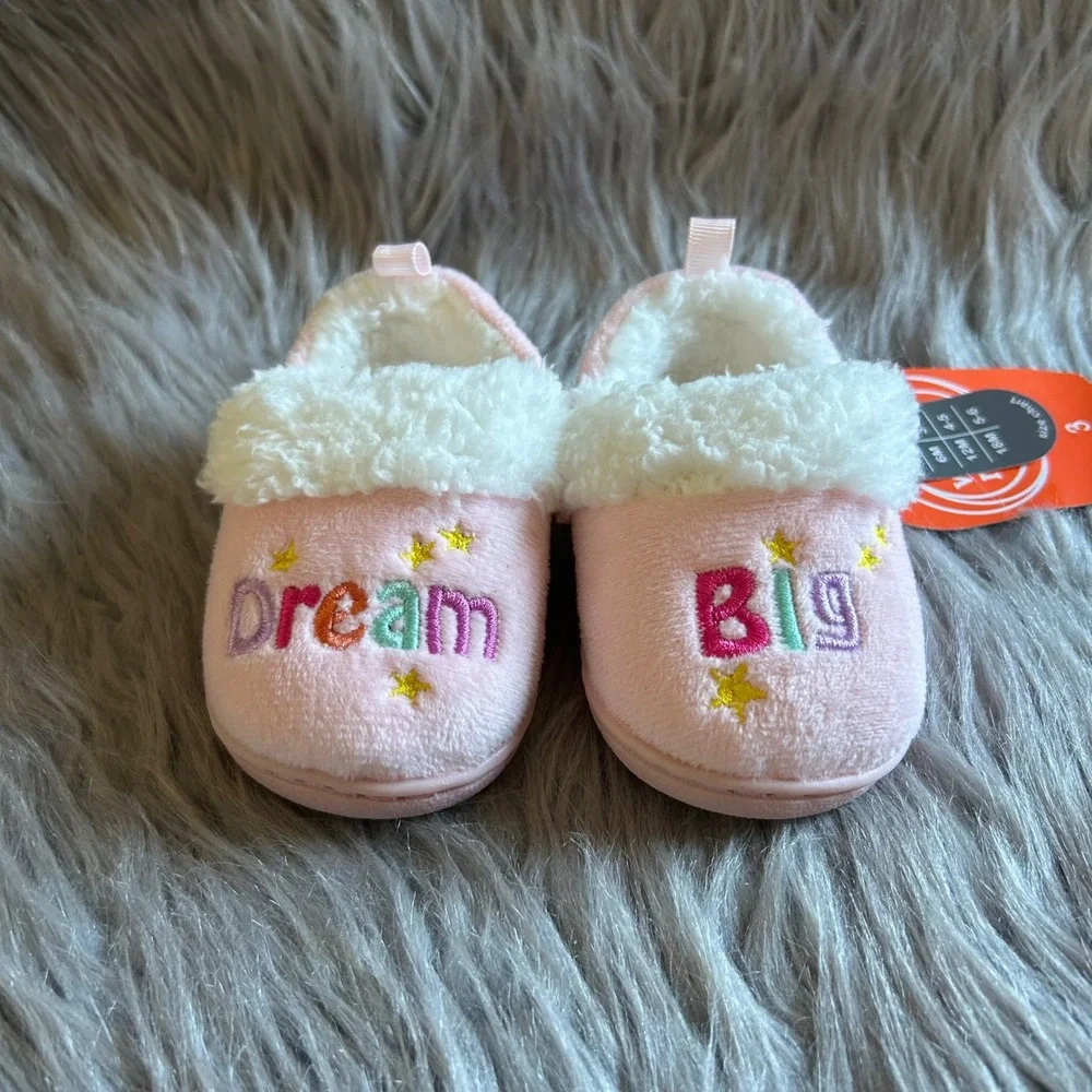 Wonder Nation Slippers Toddler Girl Size 3 
